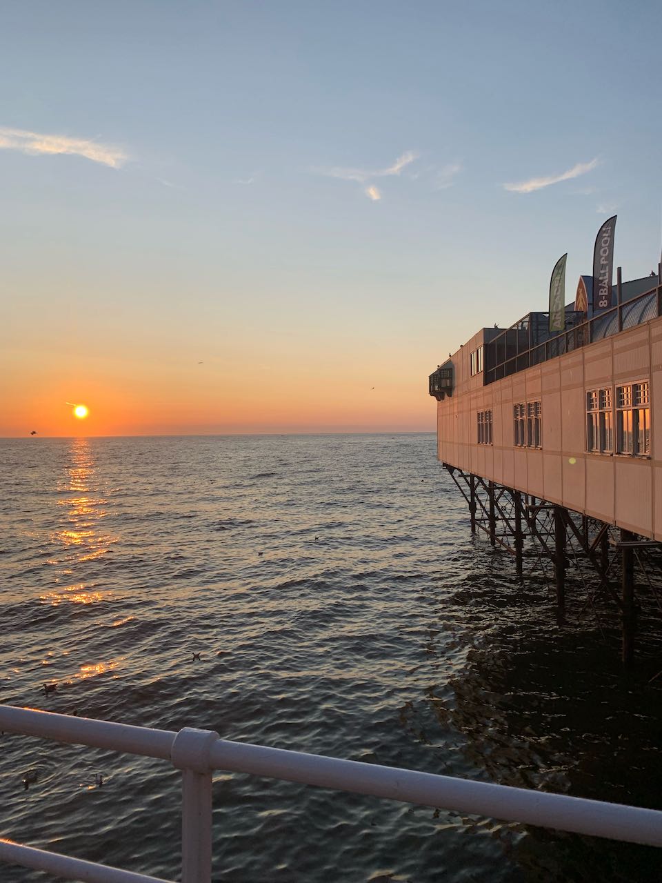 Aberystwyth seafront and pier pavilion