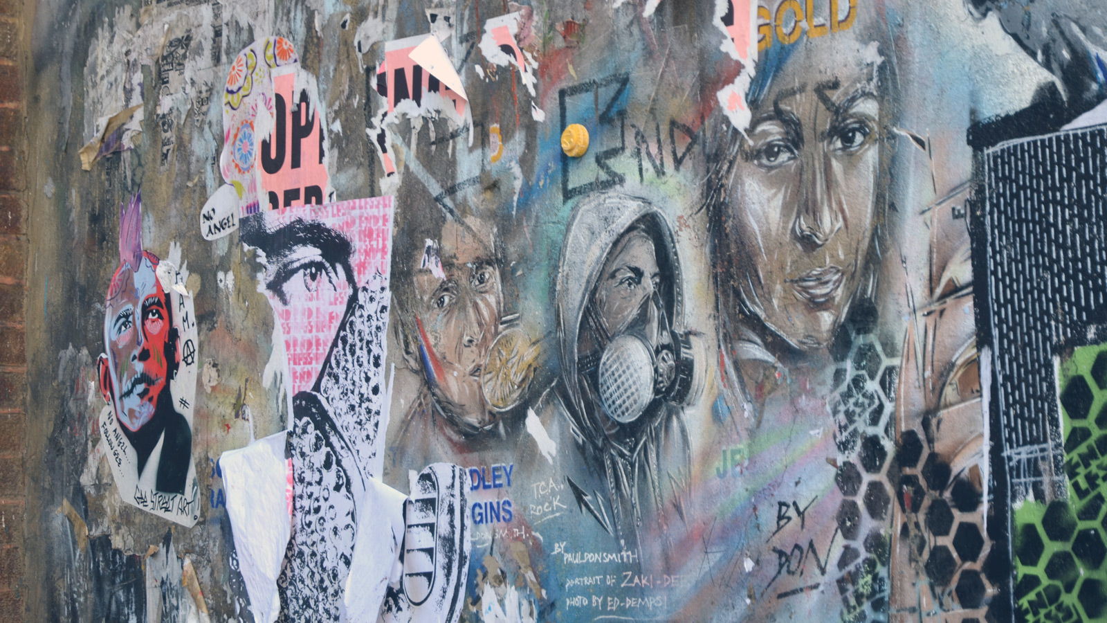 Brick Lane street art murals