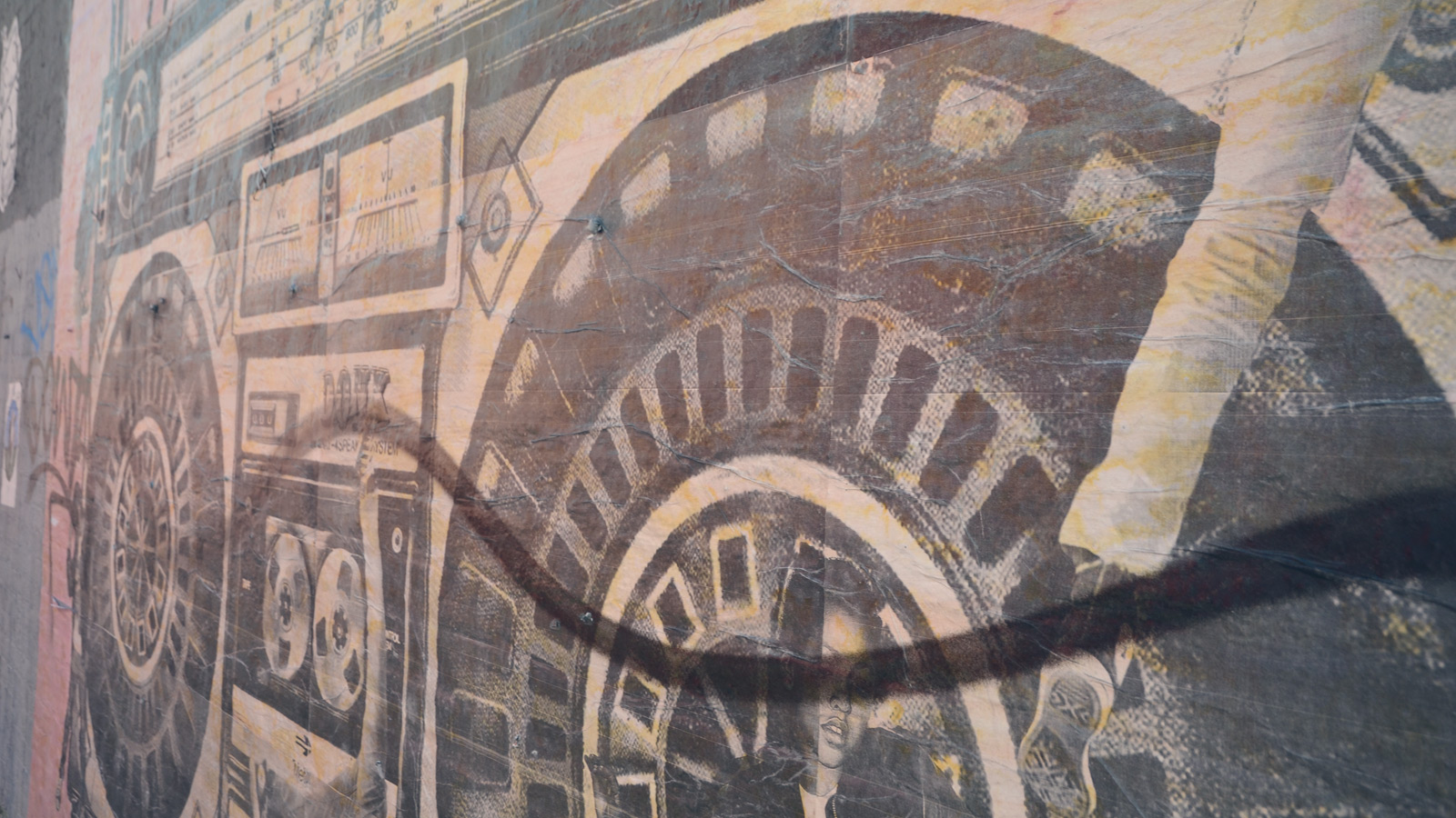 East London street art detail