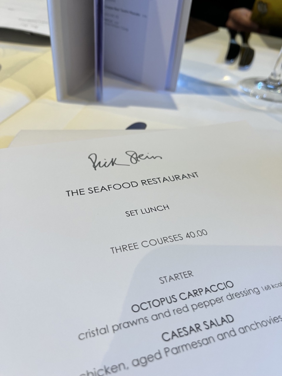 Rick Stein restaurant
