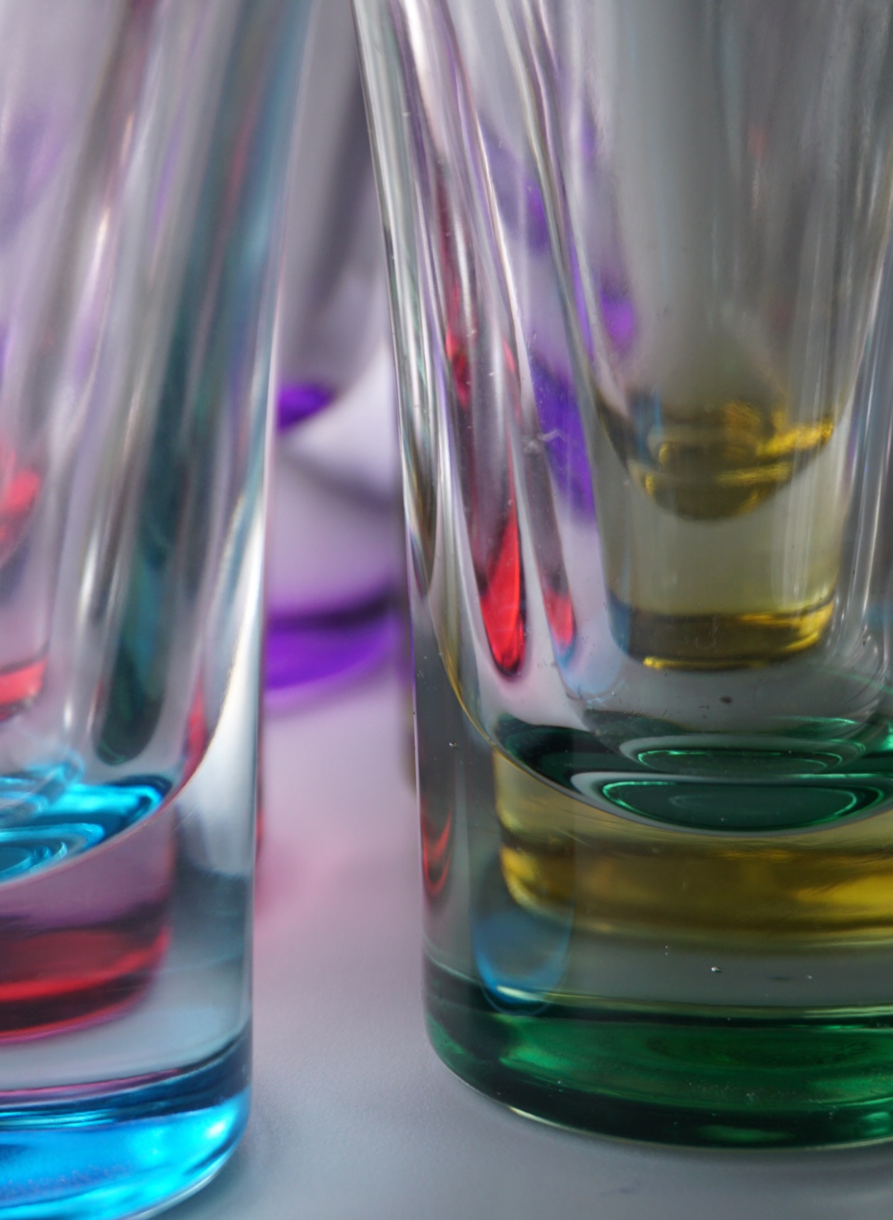 Glass and colours photograph