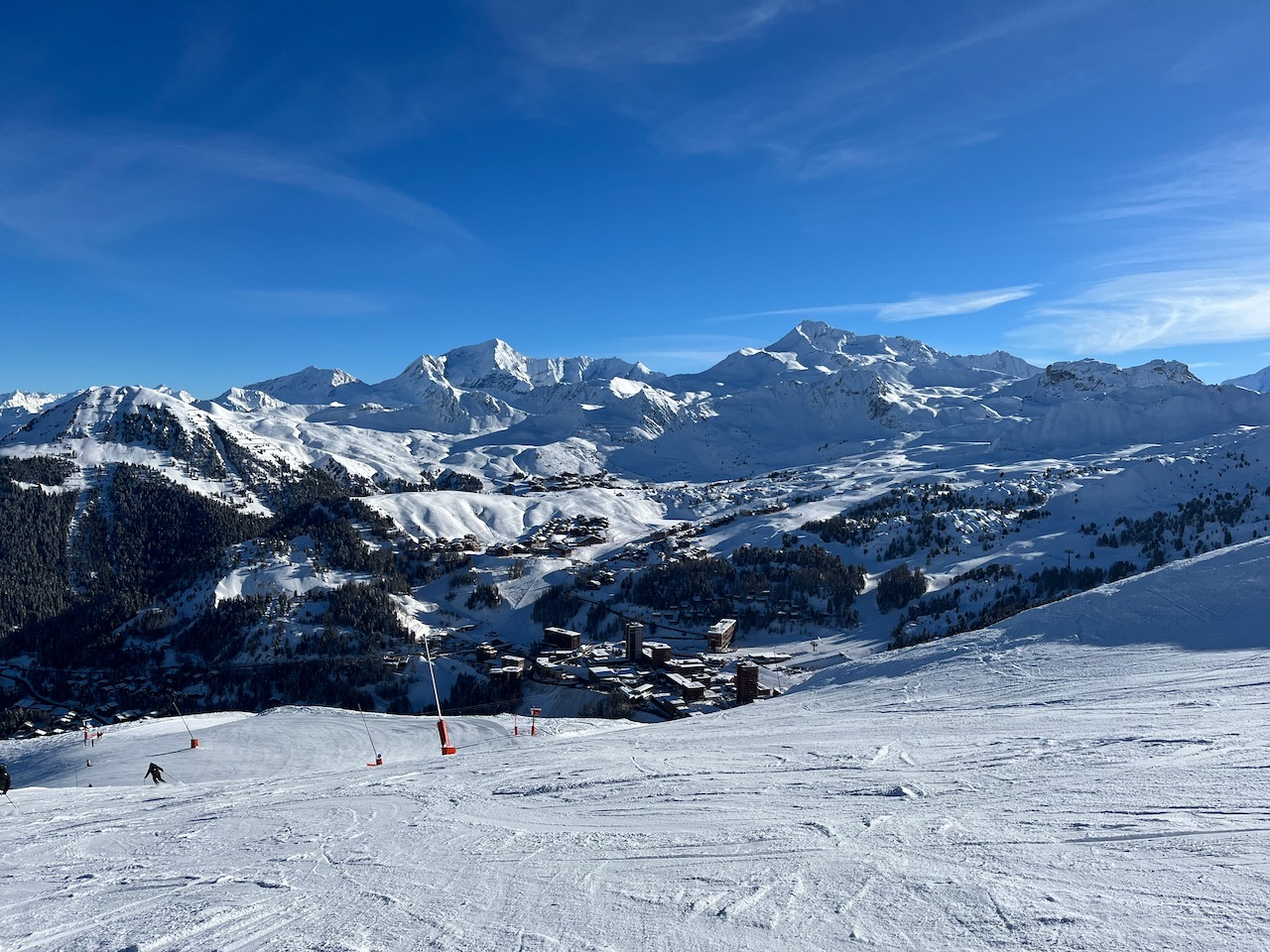 Belle-Plagne in fresh snow January 2024