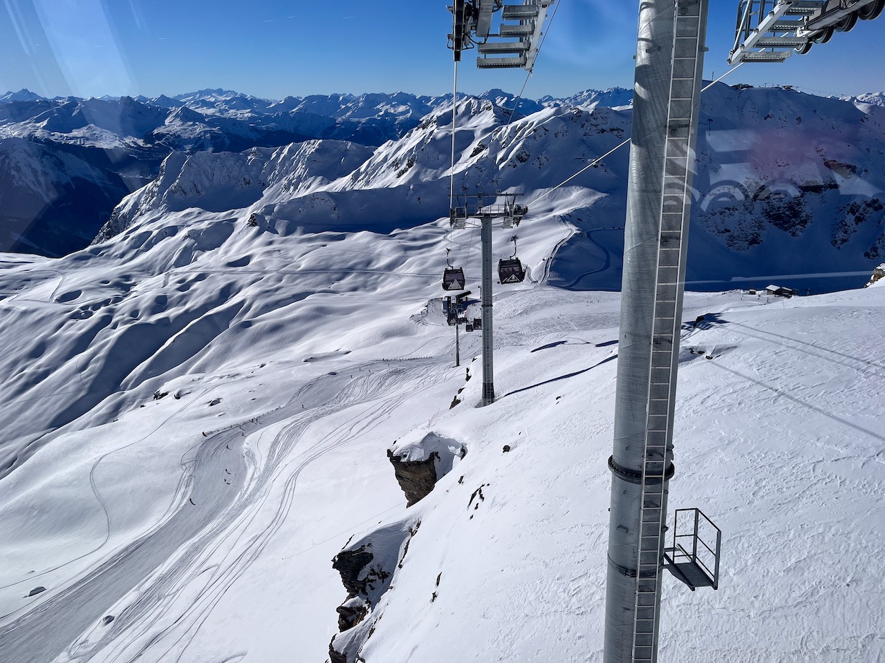 Paradiski mountain view La Plagne