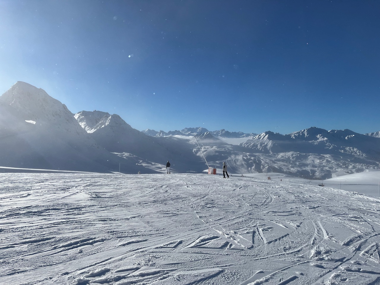 La Plagne 2025 fresh snow conditions