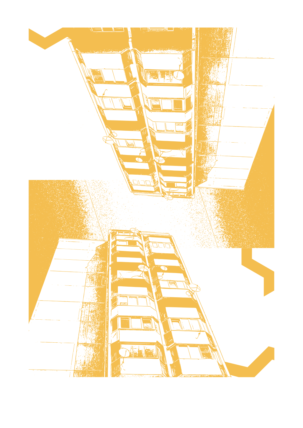 The tower block yellow